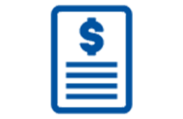 icon of a bill