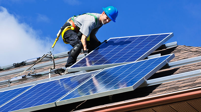 installing solar panels